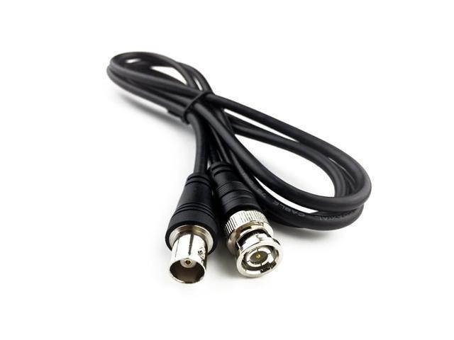 1 Unit - 1m 3ft BNC Cable - Male to Female CCTV Extension Coaxial Cable,Supports ISDN E1 T1 cable