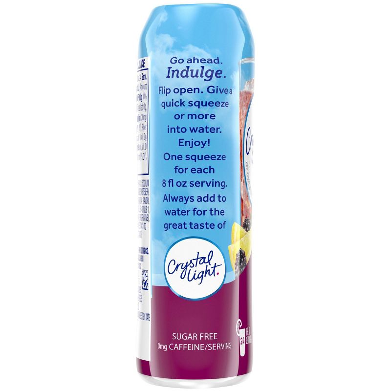 Crystal Light Liquid Blackberry Lemonade Drink Mix - 1.62 fl oz Bottle