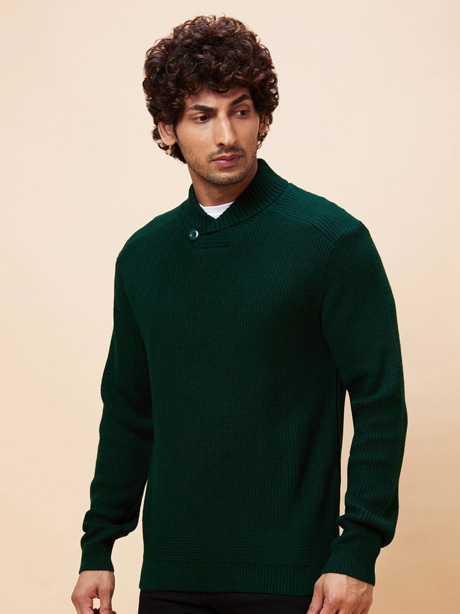 Globus Green Regular Fit Sweater