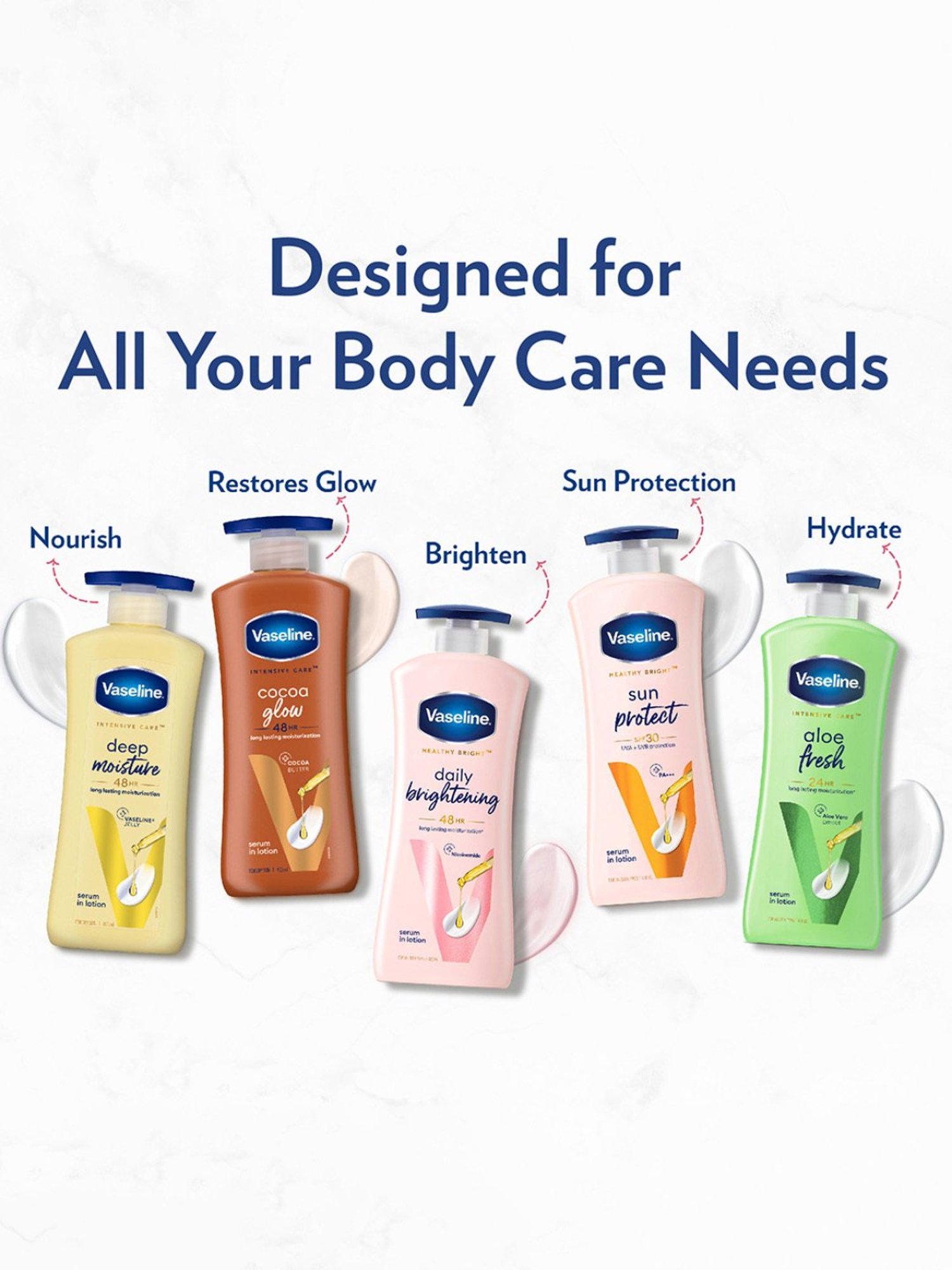 Vaseline Intensive Care Cocoa Glow Body Lotion - 600 ml