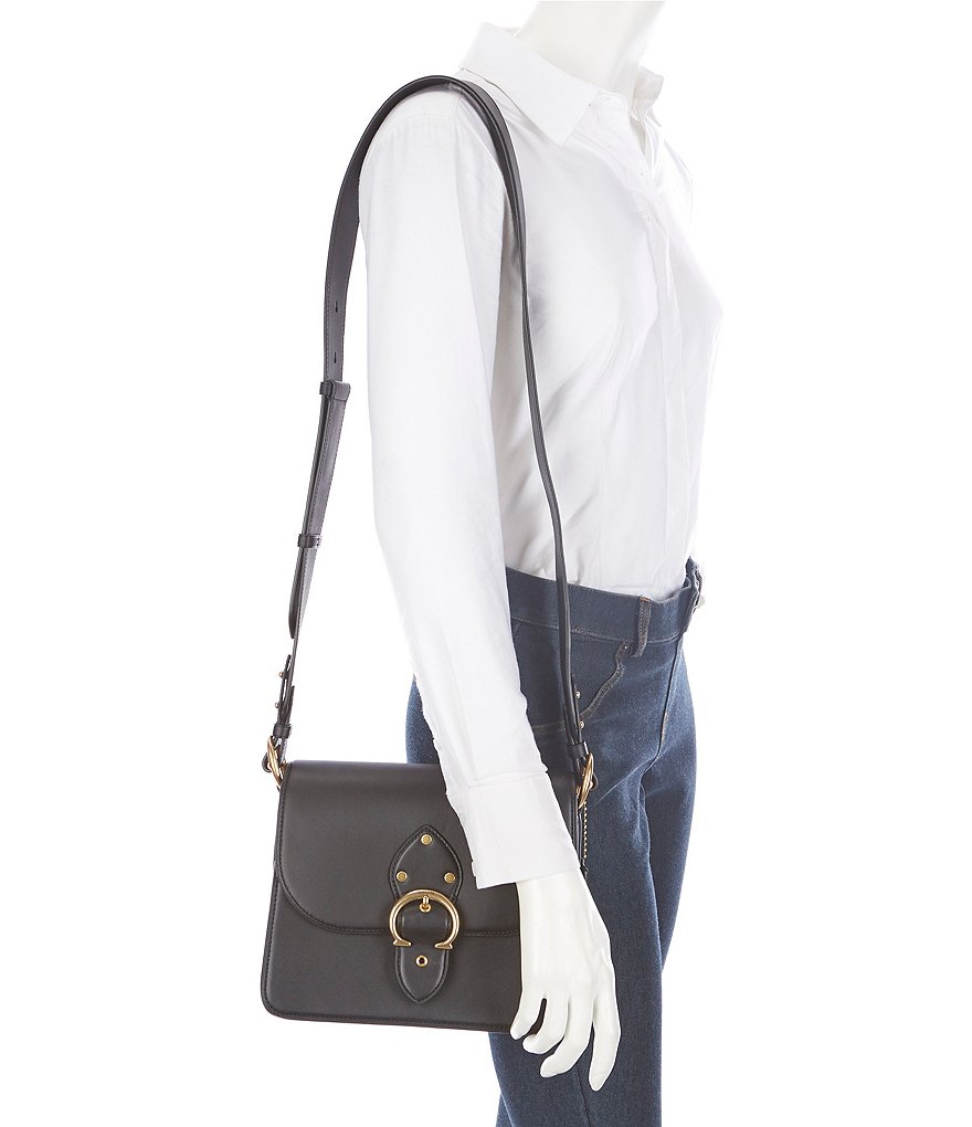 COACH Beat Leather Chain Shoulder Bag