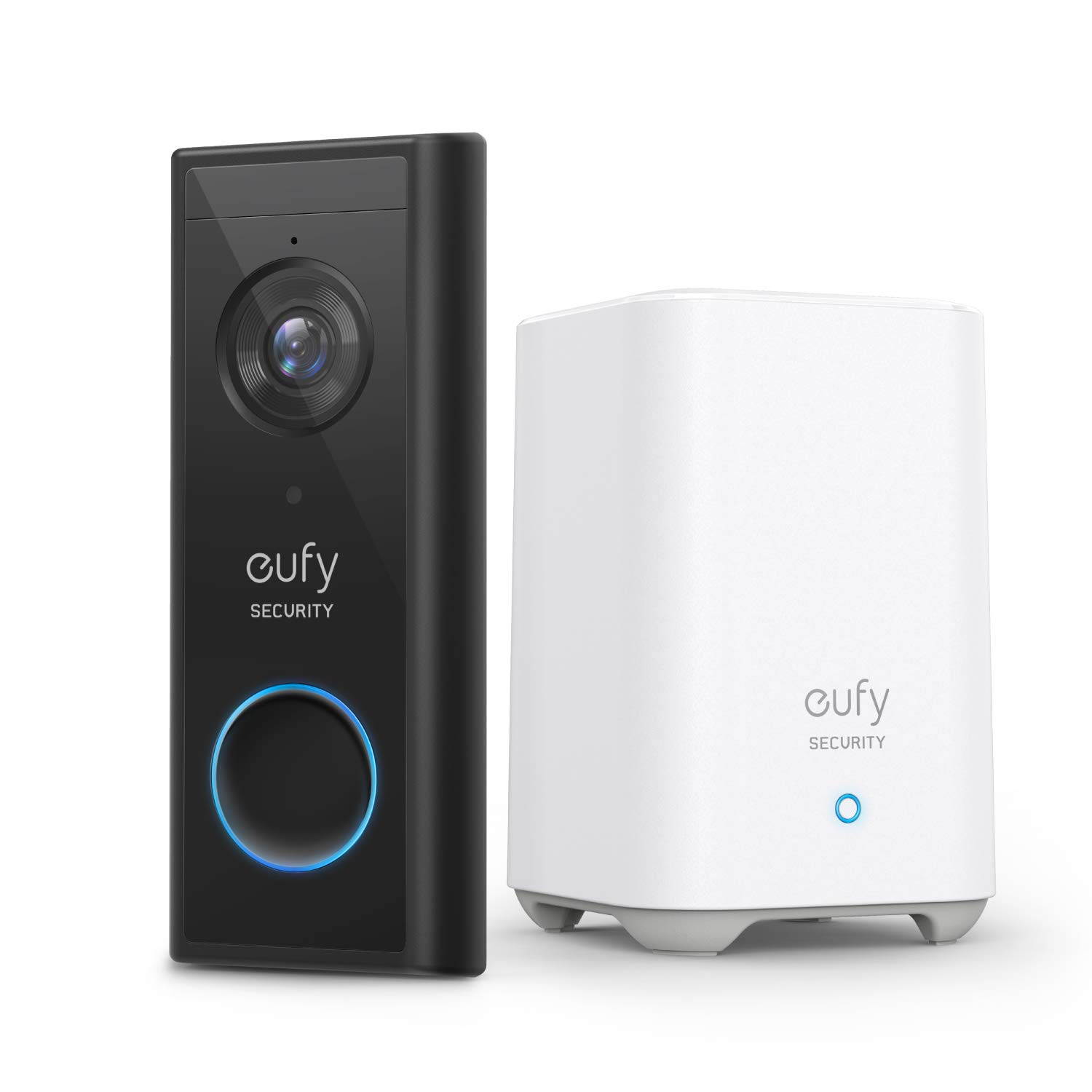 eufy Security, Wireless Video Doorbell (Battery-Powered) with 2K HD, No Monthly Fee, On-Device AI for Human Detection, 2-Way Audio, Simple Self-Installation