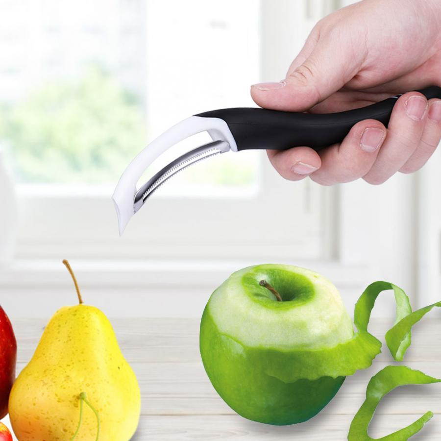 1Pcs Stainless Steel Fruit Peeler Potato Vegetable Cutter Melon Grater Kitchen Gadgets