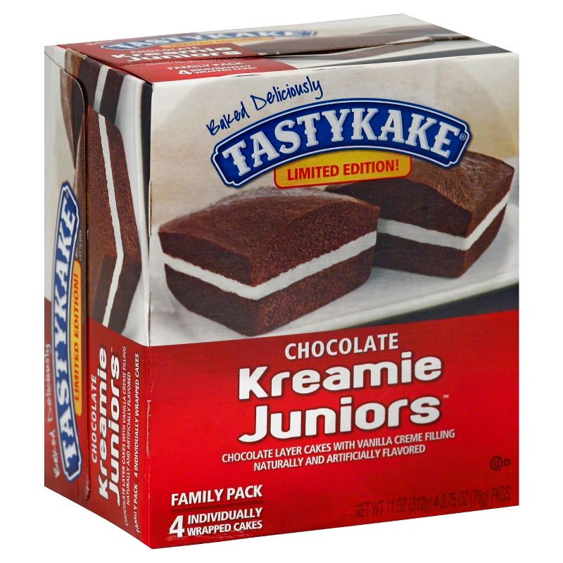 TastyKake Chocolate Kreamie Juniors - 4ct/11oz