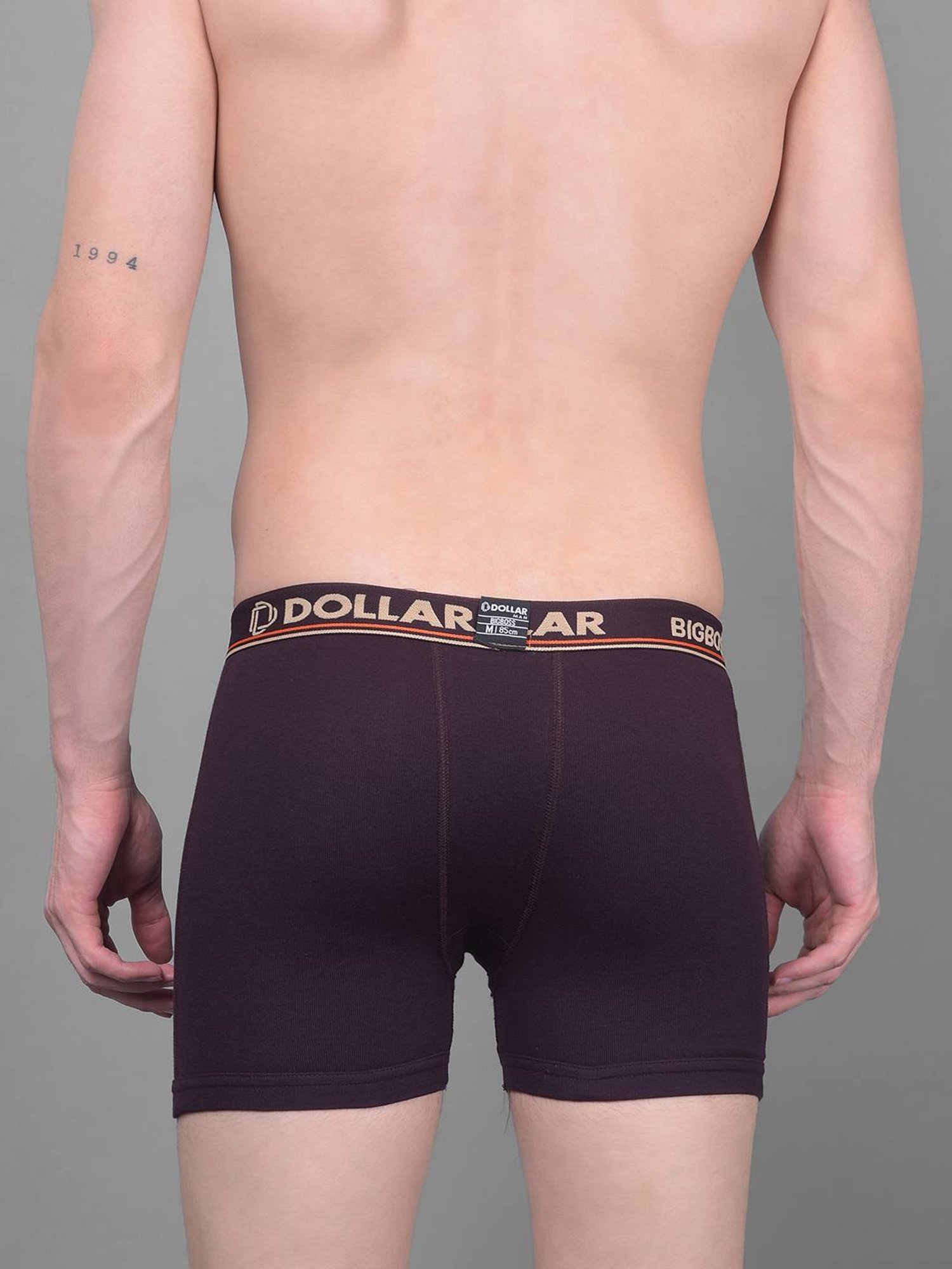 Dollar Bigboss Assorted Cotton Regular Fit Trunks - Pack Of 3