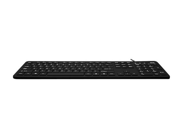 Adesso Antimicrobial Waterproof Desktop Keyboard Keyboard