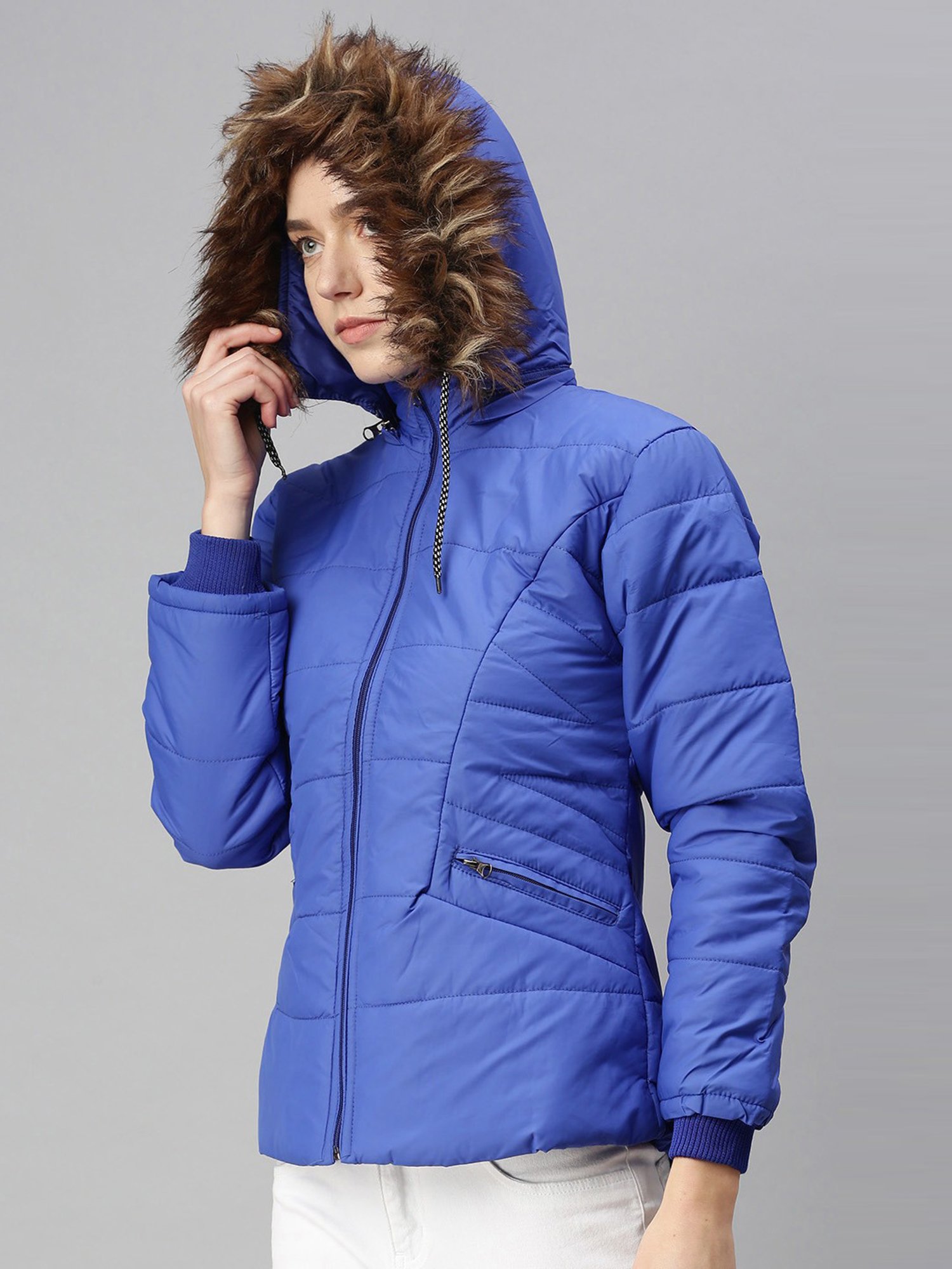 VOXATI Blue Regular Fit Jacket