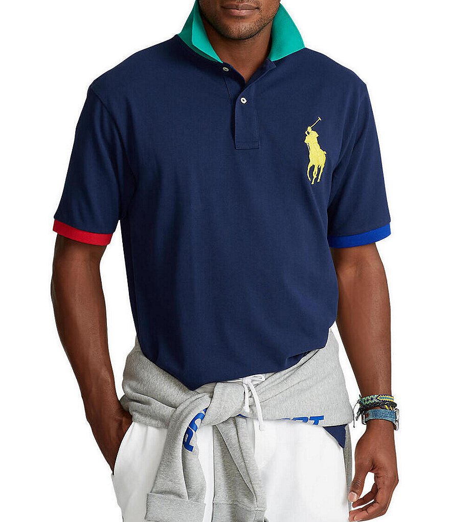 Polo Ralph Lauren Big & Tall Big Pony Mesh Short-Sleeve Polo Shirt