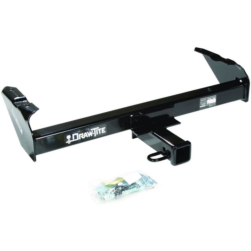 Draw-Tite 75034 Custom Class III 2 Inch Square Receiver 5,000 Pound Gross Trailer Weight Tow Trailer Hitch for Select Chevrolet, Ford, and GMC Models