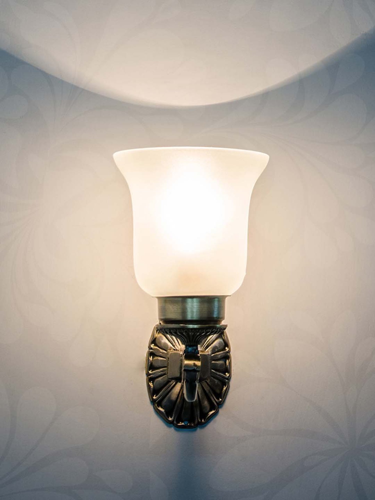 Fos Lighting Antique Brass Usha Double Wall Light (Bulb not included) - Set of 1