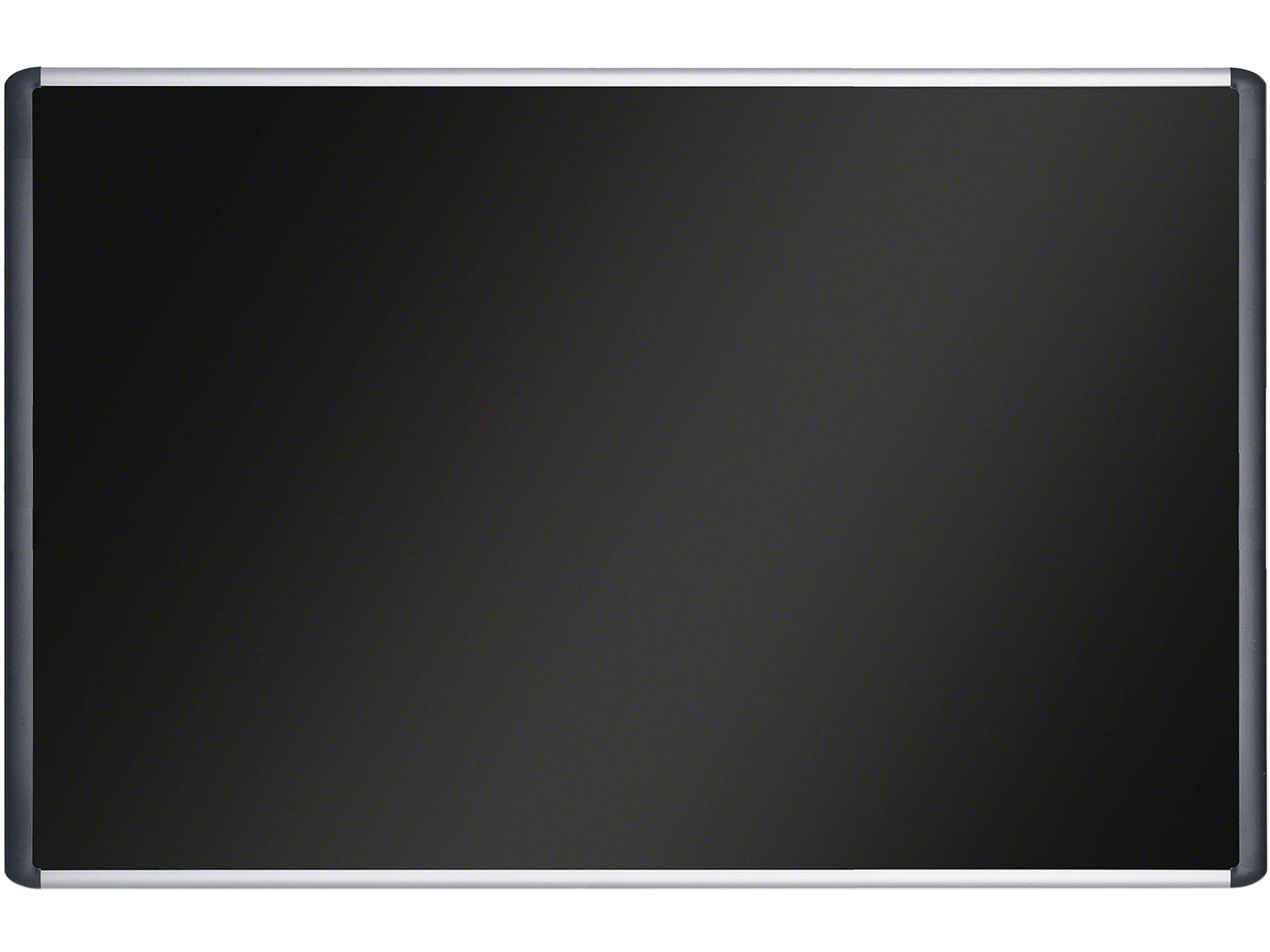 MasterVision BVCMVI270301 Black fabric bulletin board, 48 x 72, Silver/Black, 1 Each