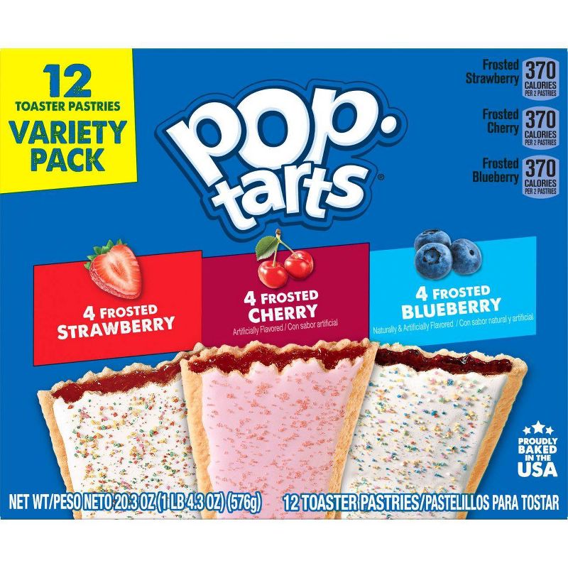 Kellogg's Pop-Tarts Frosted Strawberry Pastries - 12ct/20.31oz