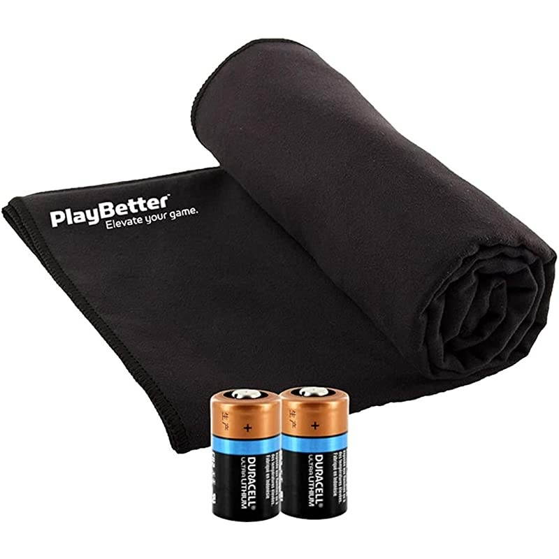 Bushnell Tour V5 (Standard) Golf Laser Rangefinder Patriot Pack  Bundle | +Carrying Case, Divot Tool,  Microfiber Towel and Two Batteries | Pinseeker Jolt, 6X Mag | 201901P