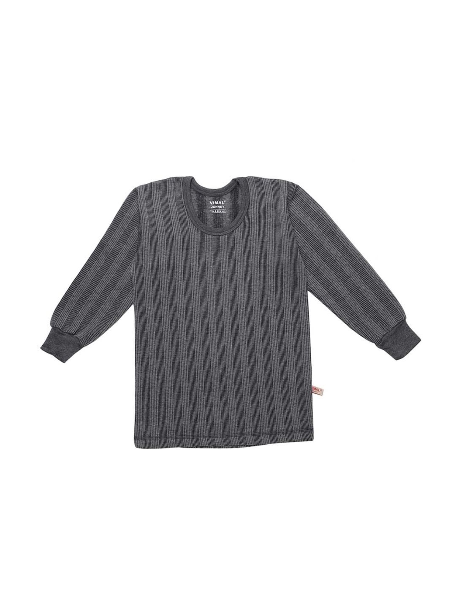 Vimal Jonney Kids Multicolor Regular Fit Thermal Tops - Pack of 3