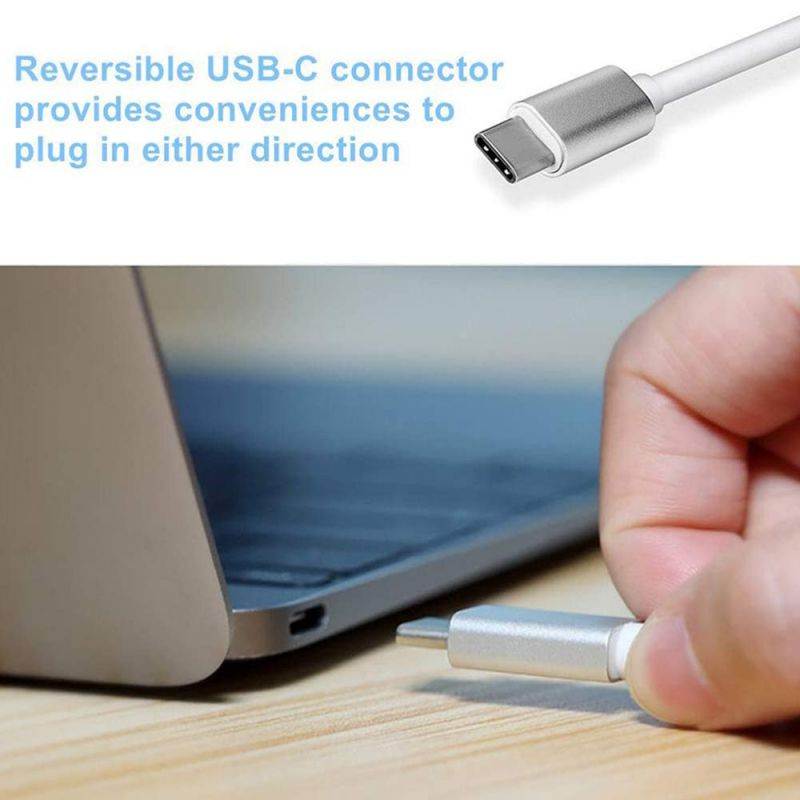 USB-C to VGA Adapter, Bincolo USB 3.1 Type C (Thunderbolt 3) to VGA Converter Compatible with MacBook Pro, New MacBook, MacBook Air 2018, Dell XPS 13/15, Surface Book 2 and More