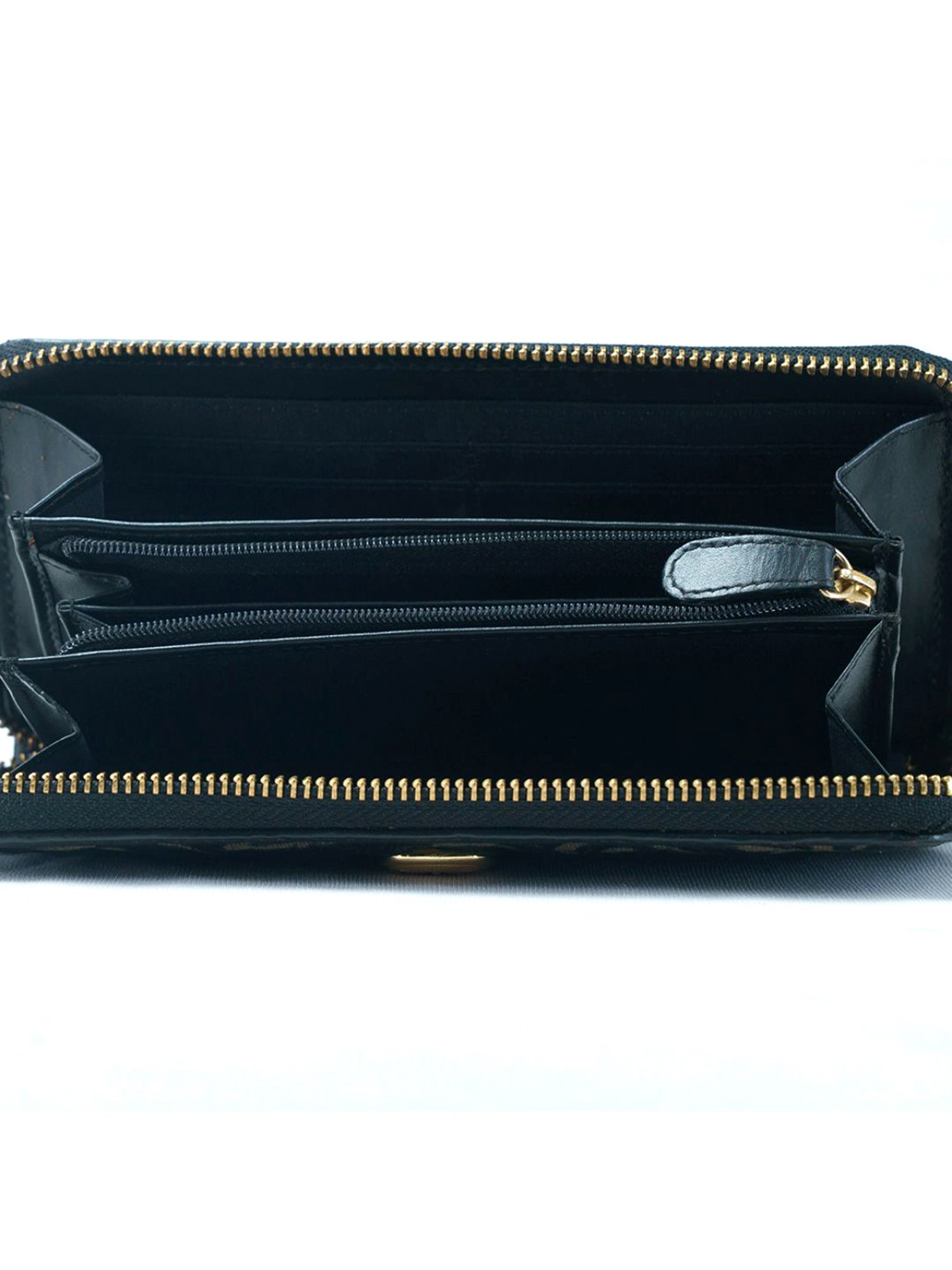 RI2K London Blue Leather Textured Zip around Wallet