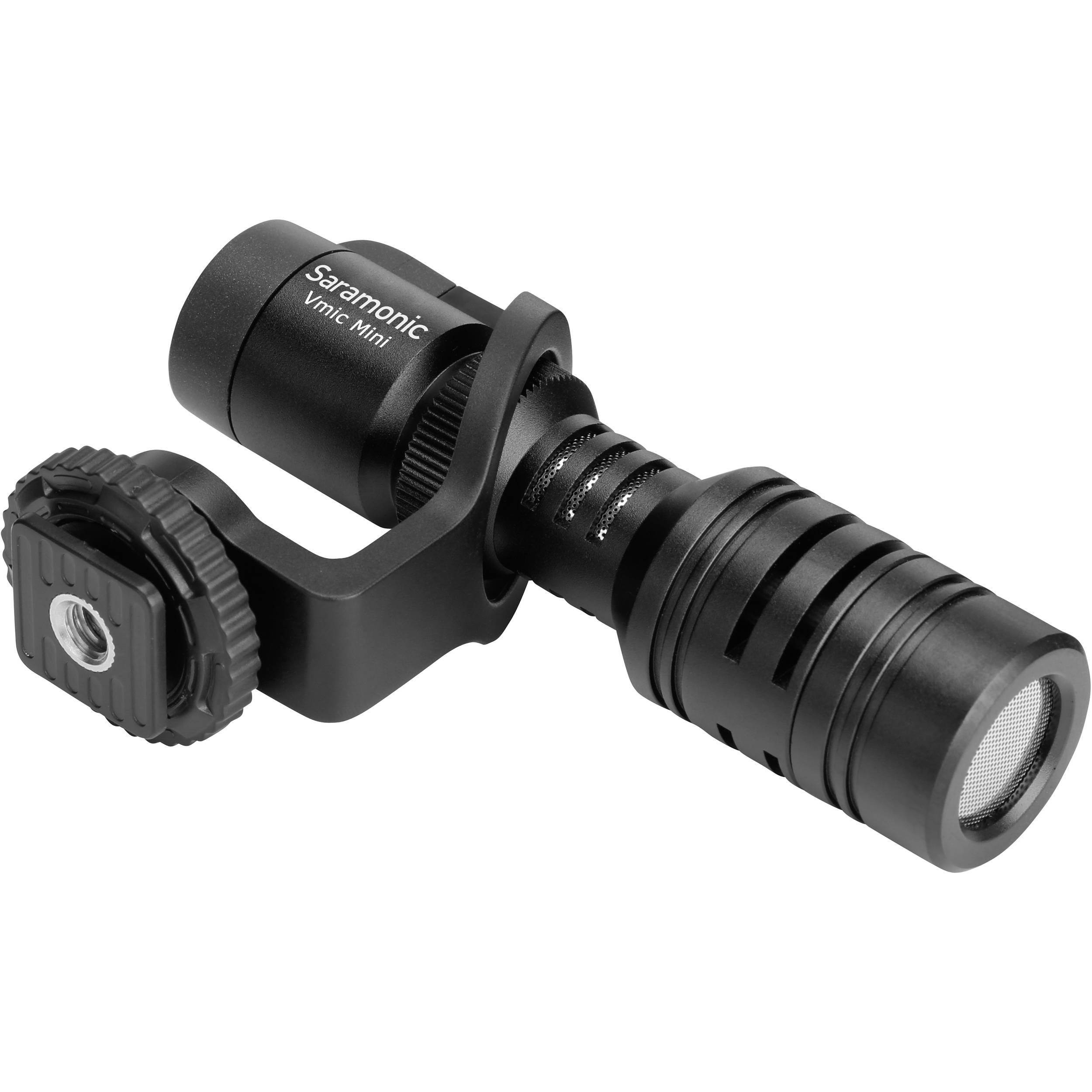 Saramonic Vmic Mini Compact Camera-Mount Shotgun Microphone for DSLR Cameras an