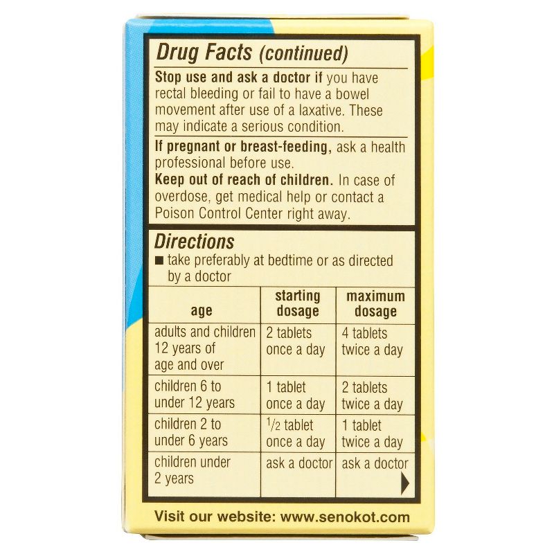 Senokot-S Laxative Plus Softener Tablets 30ct