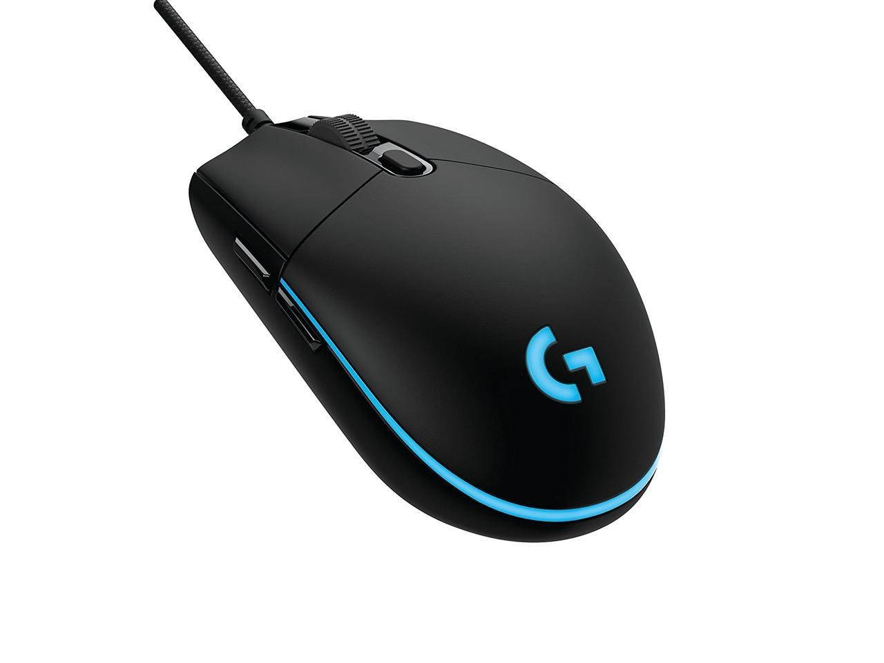 New :Logitech G Pro Gaming FPS Mouse with Advanced gaming sensor for Competitive Play, Best Gaming Mouse 200 to 12,000 DPI range,16.8 million RGB lighting colors,Six programmable buttons