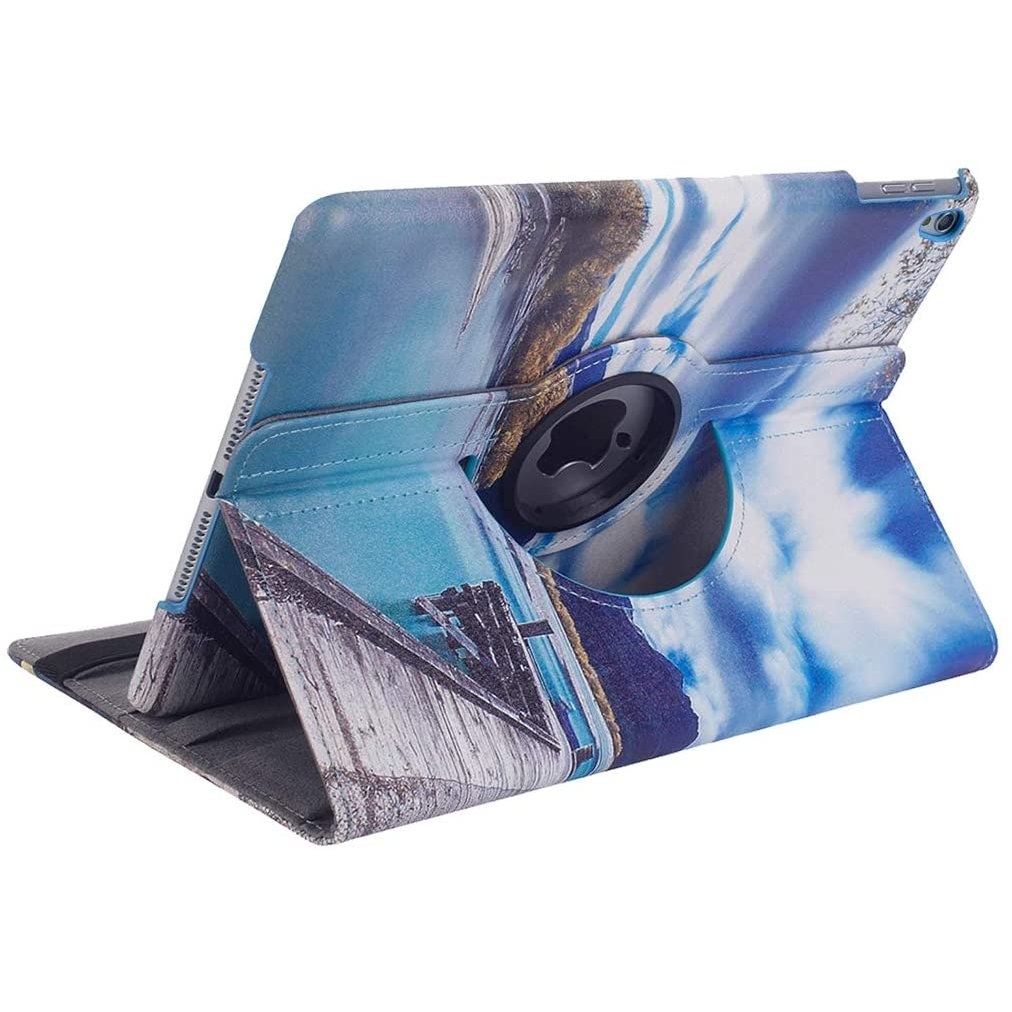 360 Degree Smart Rotary Leather Case for iPad Air 3 / iPad Pro 10.5 inch - Blue Scenery