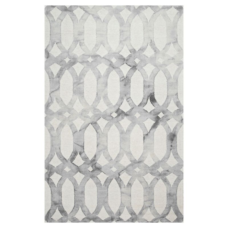 nuLOOM 100% Wool Hand Looped Nellie Runner - Gray (2' 6" x 8')