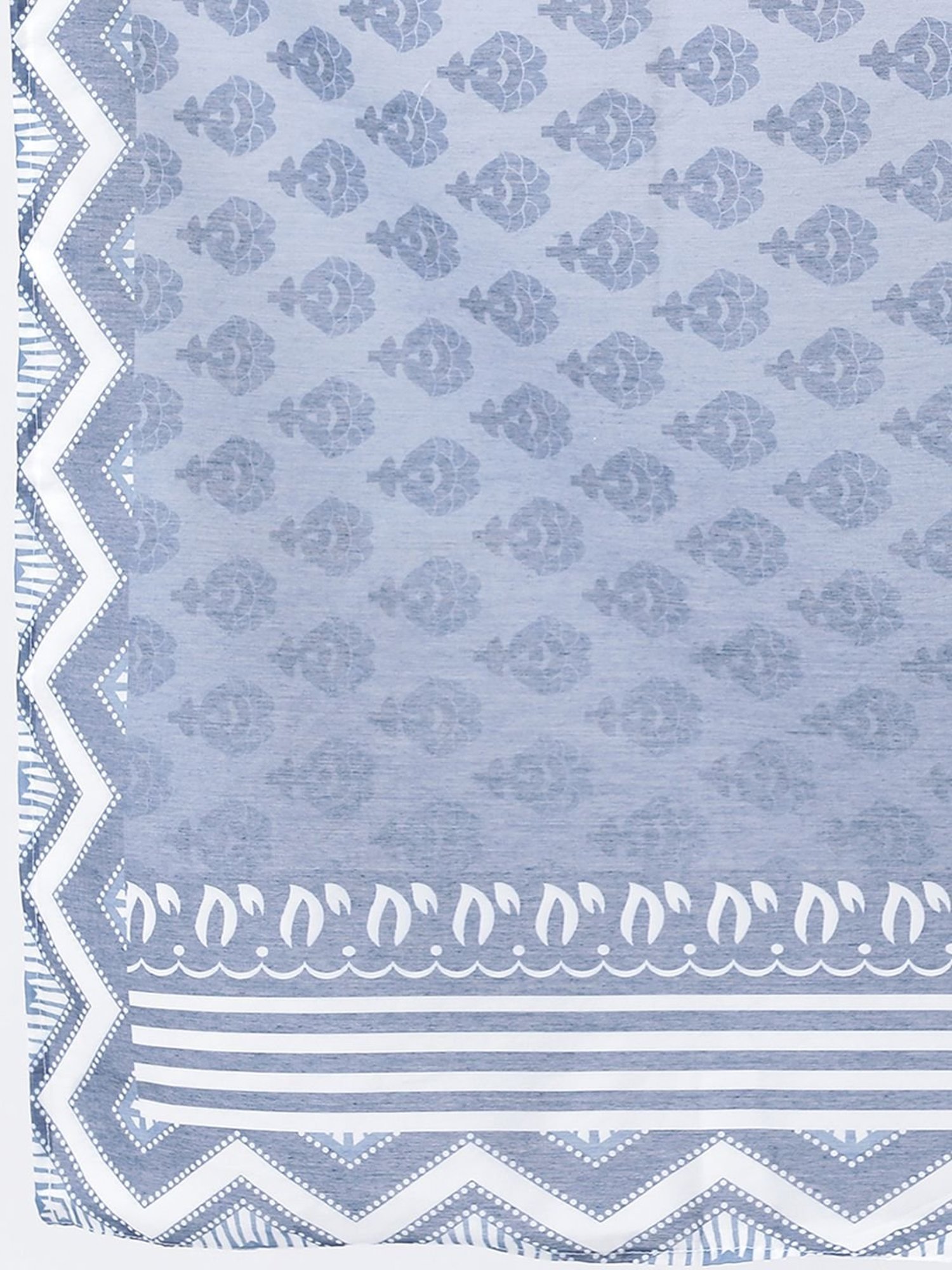 Hangup Blue Printed Dupatta