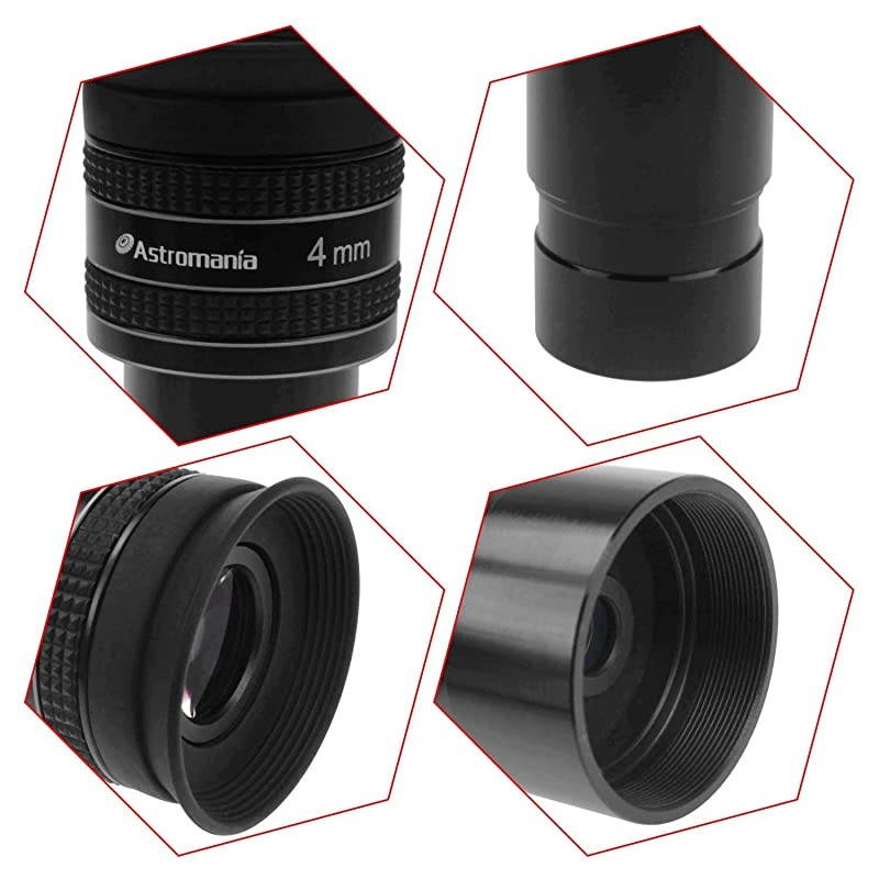 1.25" 4mm 58-Degree Planetary Eyepiece for Telescope