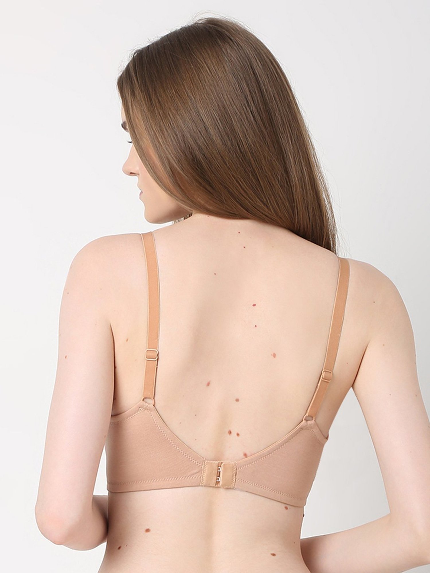 Vero Moda Intimates Beige Non-Wired Full Coverage Bra