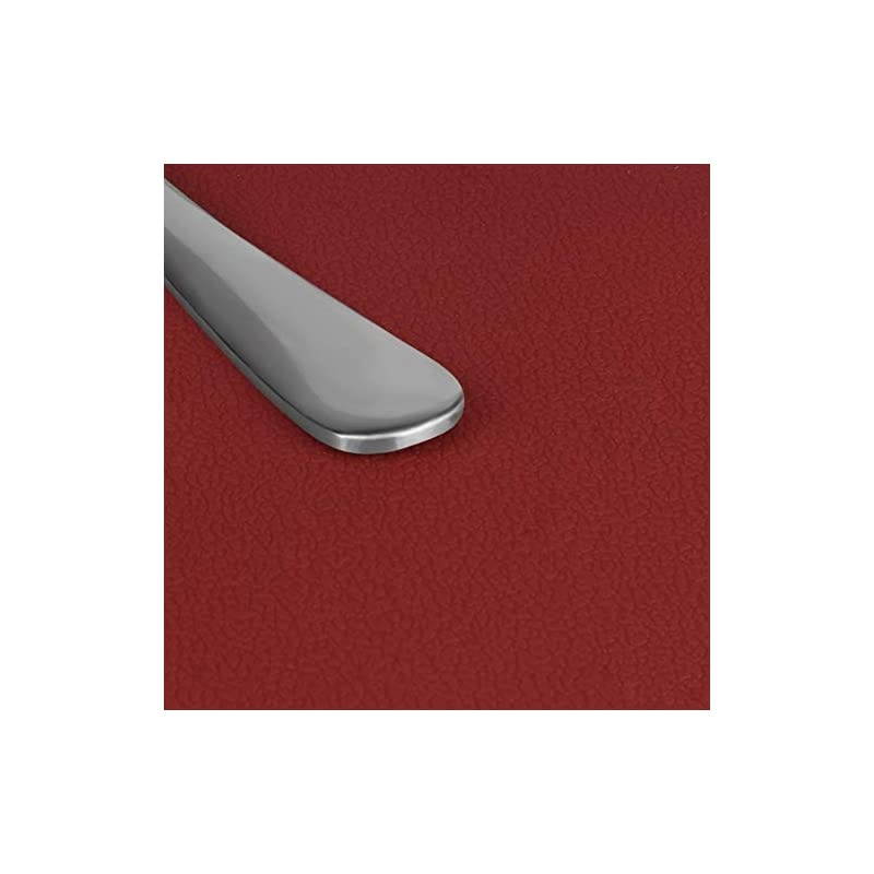 Large Reusable Silicone Placemats for Dining Kitchen Table Heat-Resistant Baking Mat Countertop Protector, Non-Slip Flexible Washable Dining Mats(Set of 4,Burgundy)