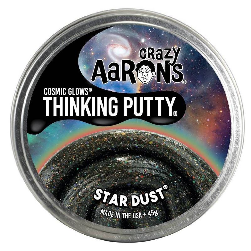 Crazy Aaron's Star Dust Thinking Putty Tin with Glow Charger