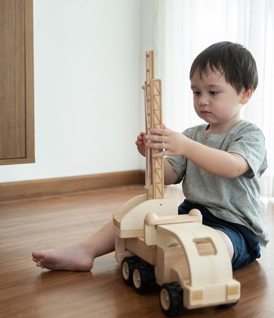 Plan Toys Wooden Toy Fire Truck