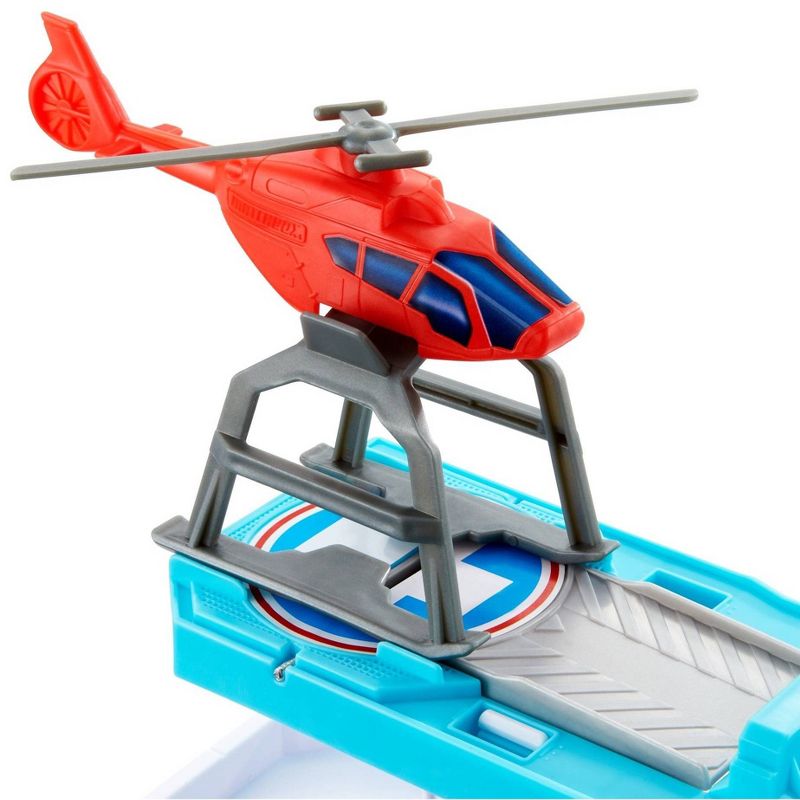 Matchbox Action Drivers Matchbox Helicopter Rescue Playset