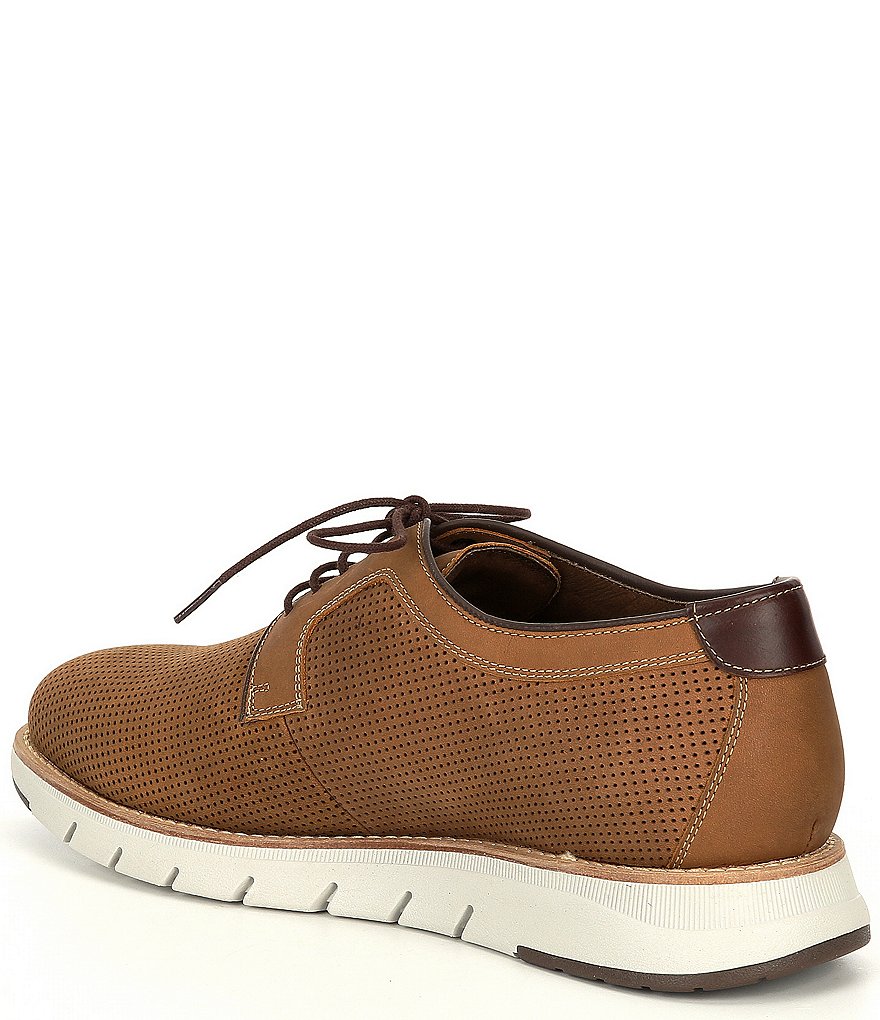 Johnston & Murphy Collection Men's Vaughn Perforated Plain Toe Shoes