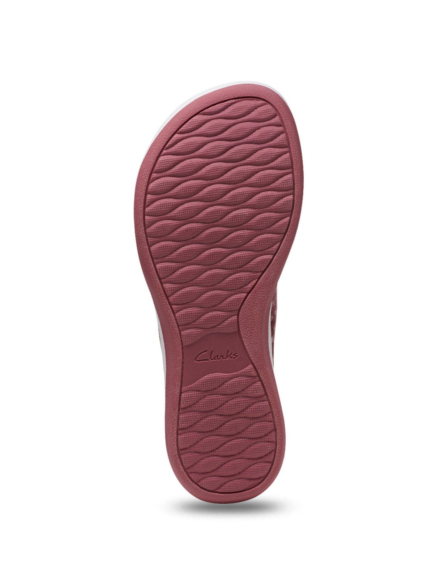 Clarks Women's Arla Glison 2 Dusty Rose Thong Wedges