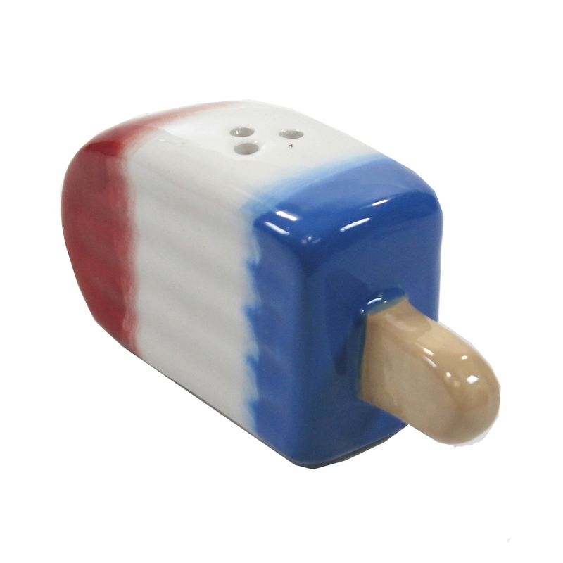 Tabletop 1.5" Popsicles Salt & Pepper Set Patriotic Transpac  -  Salt And Pepper Shaker Sets