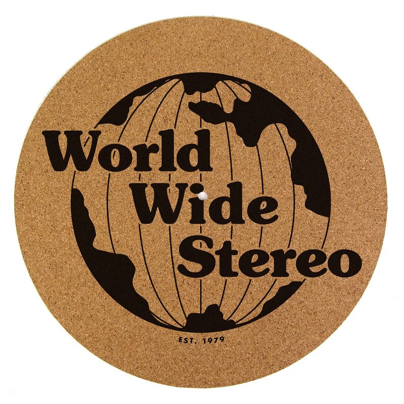 World Wide Stereo 12" Cork Turntable Slipmat - 1979 Special Edition