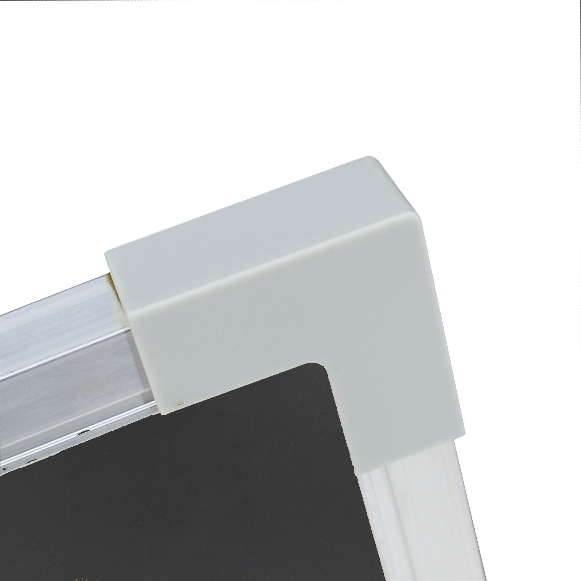 Flipside Products 36" x 48" Black Aluminum Framed Chalkboard for Classroom, Office and Home