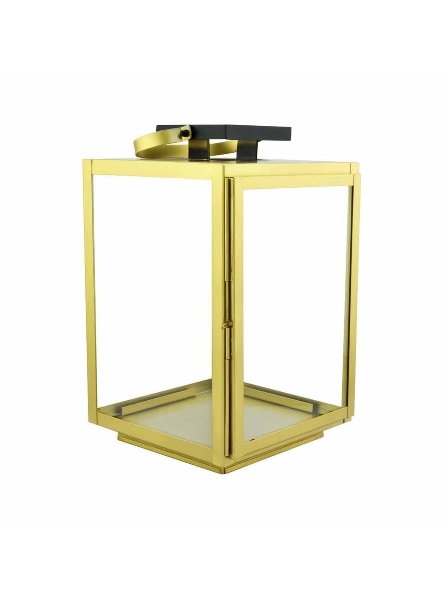 @home Nilkamal Gold Iron Modern Small Lantern