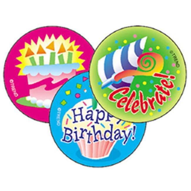 TREND ENTERPRISES INC. T-927 STINKY STICKERS HAPPY BIRTHDAY