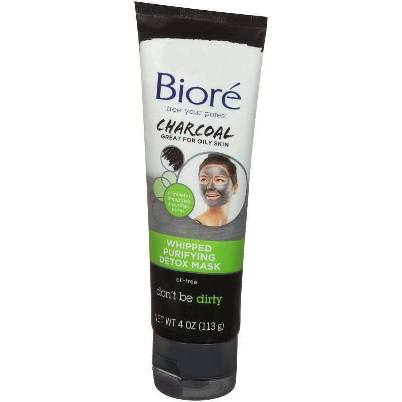 Biore Charcoal Whipped Detox Face Mask - 4oz