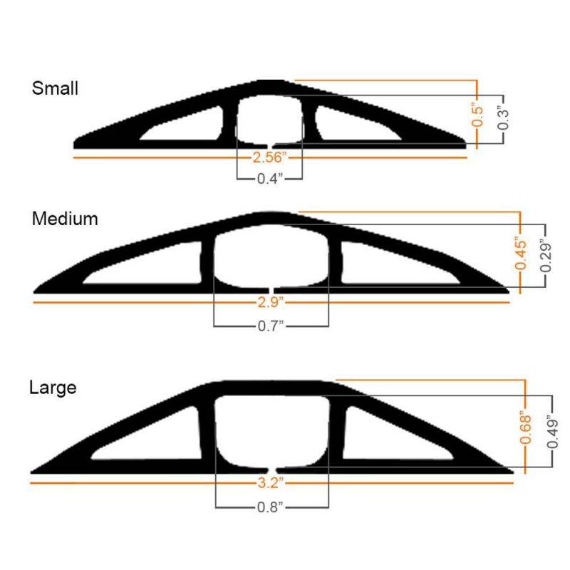 Small Plastic Cord Cover - 5FT - Brown