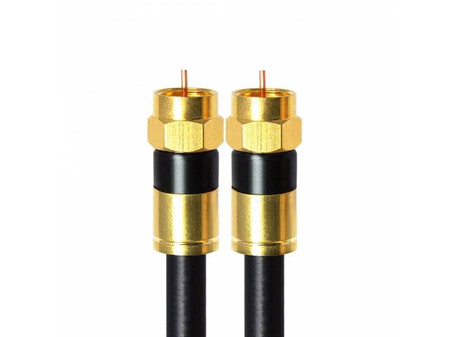 Mach Link Premium RF Antenna 5C Coaxial Cable Gold Black 20m- CP-1270
