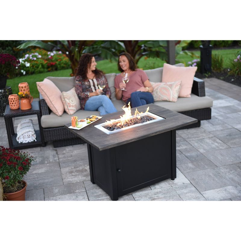 Marc 40"x28" Rectangular Gas Outdoor Fire Pit - Endless Summer