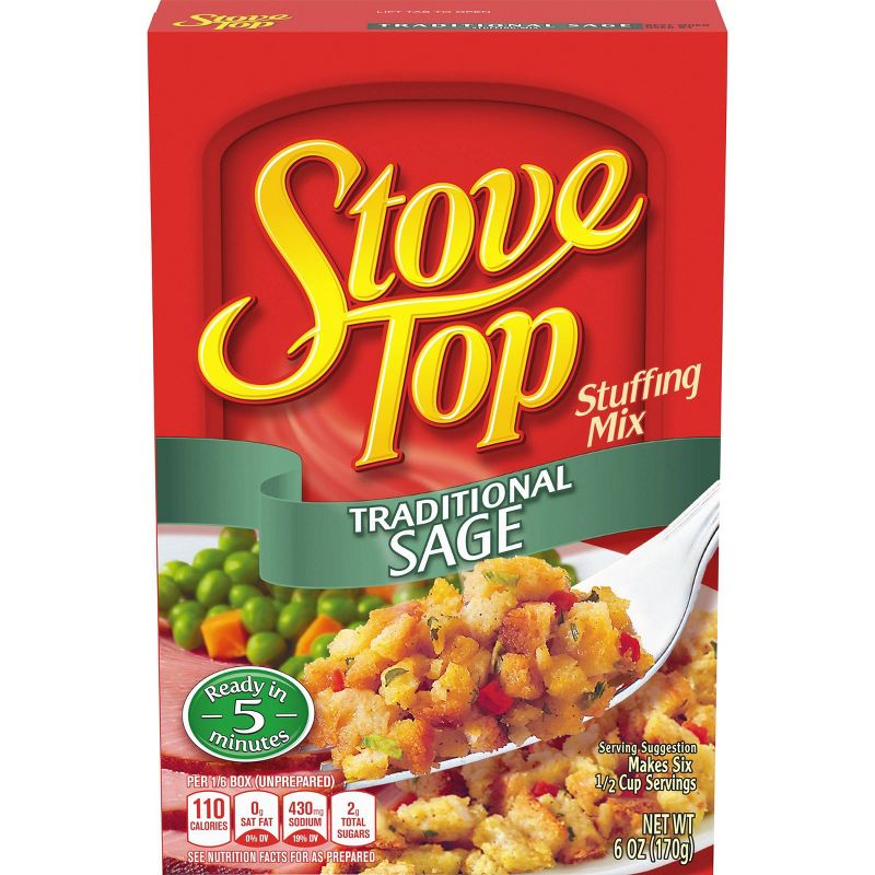 Stove Top Traditional Sage Stuffing Mix 6oz