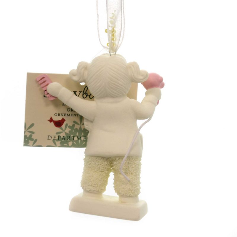 Dept 56 Snowbabies 3.25" Stylist Ornament Hair Dresser  -  Tree Ornaments