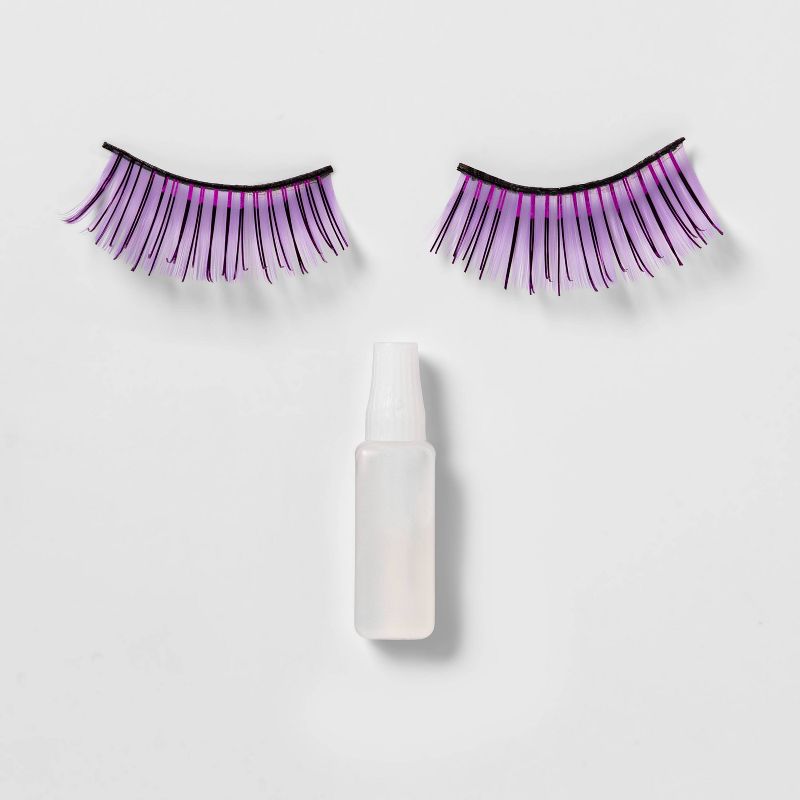 Lavender (with Tinsel) Unicorn Halloween Eyelashes - Hyde & EEK! Boutique™