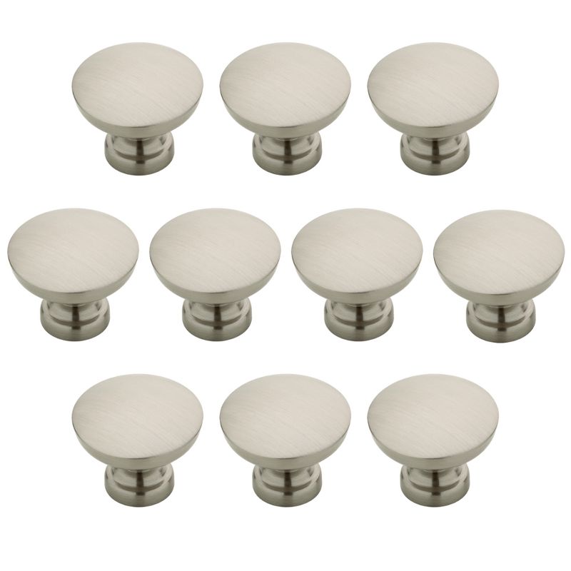 Franklin Brass 10pk 1-1/8" Fulton Knob Nickel