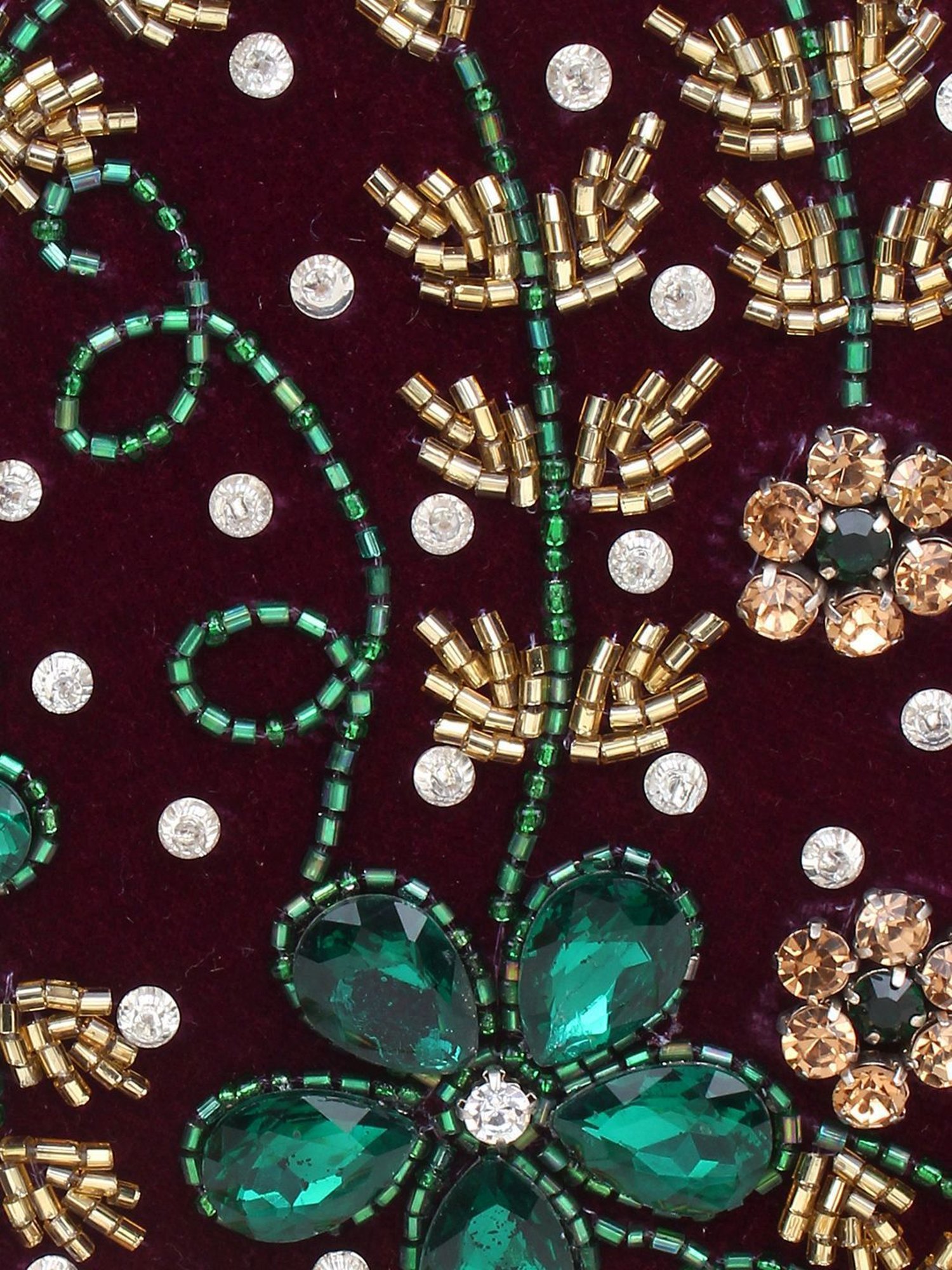 Spice Art Maroon Clutch