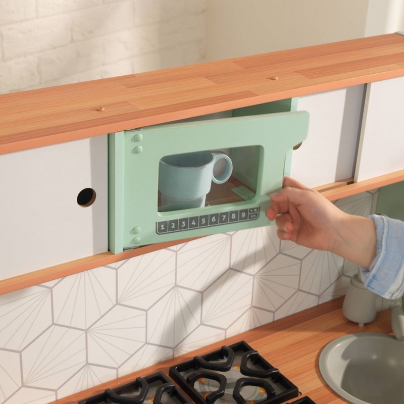 Melissa & Doug Stir and Serve Cooking Utensils (7pc) - Stainless Steel and Wood