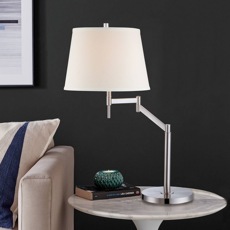 Eveleen 1 Light Table Lamp Polished Steel (Includes CFL Light Bulb) - Lite Source